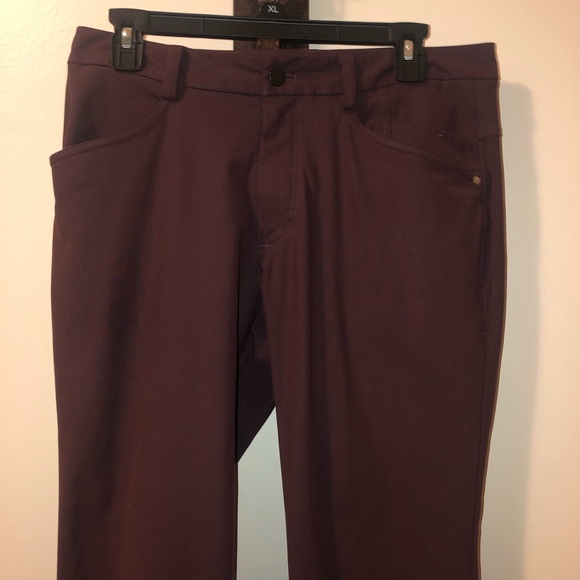 Lululemon Men’s ABC Classic Pant,Size-32” x 33”,Color-Black Plum - Picture 12 of 14